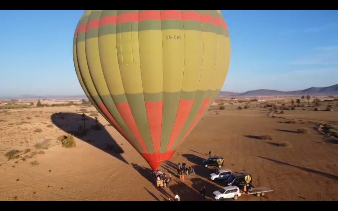 Marrakech felett Ballonnal