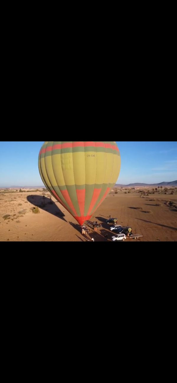 Marrakech felett Ballonnal